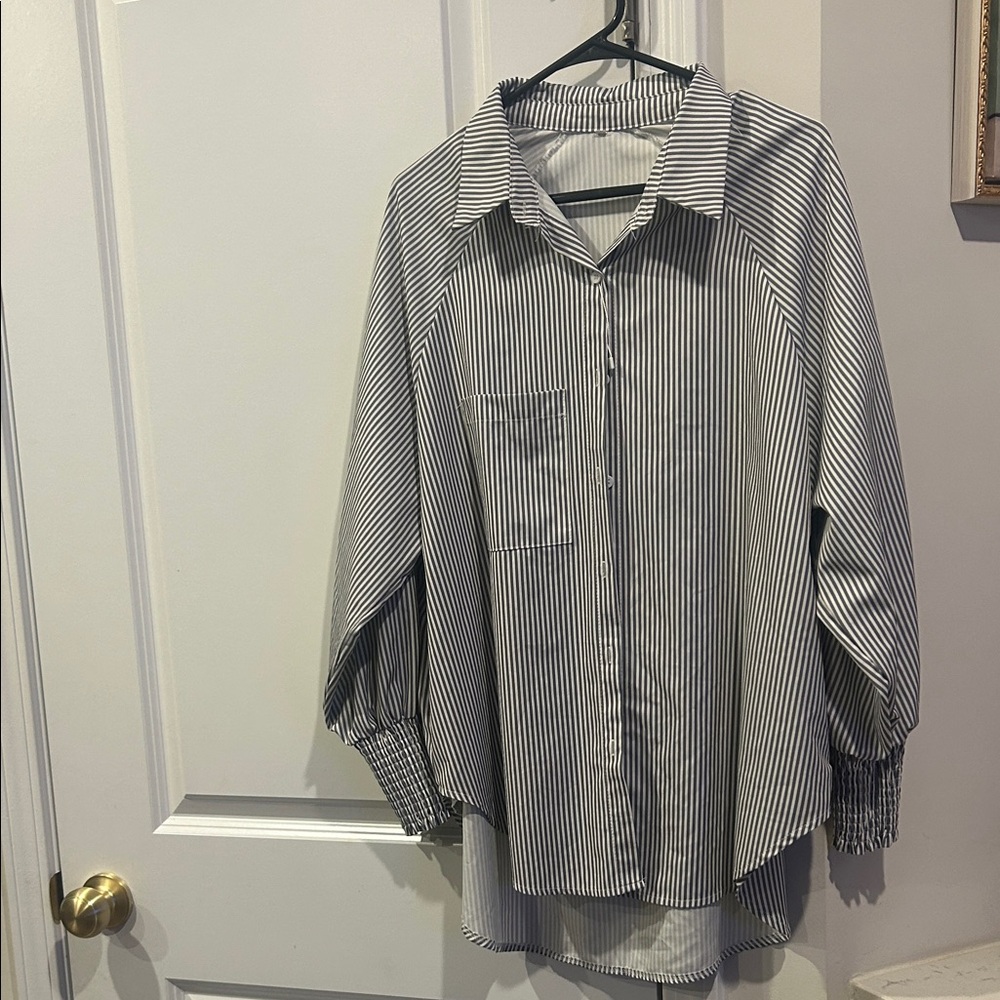 Striped Button Down Shirt